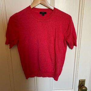 J. Crew Short Sleeve Silk-Blend Sweater EUC